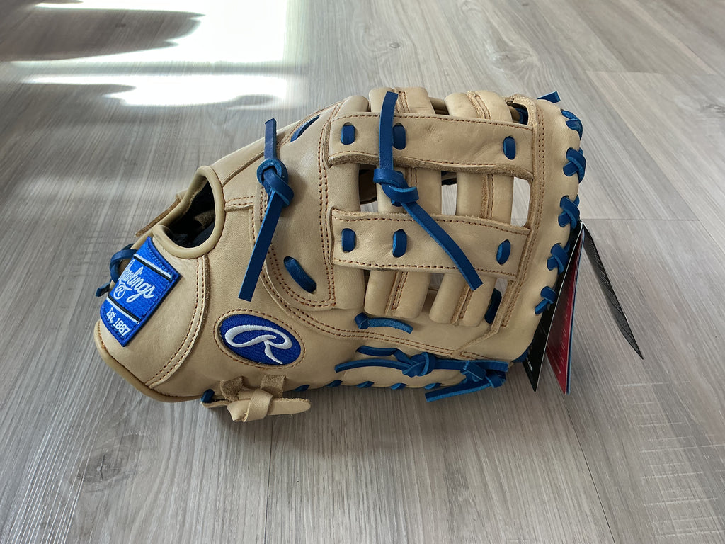 12” Rawlings Tan And Blue GG Elite First Base Glove