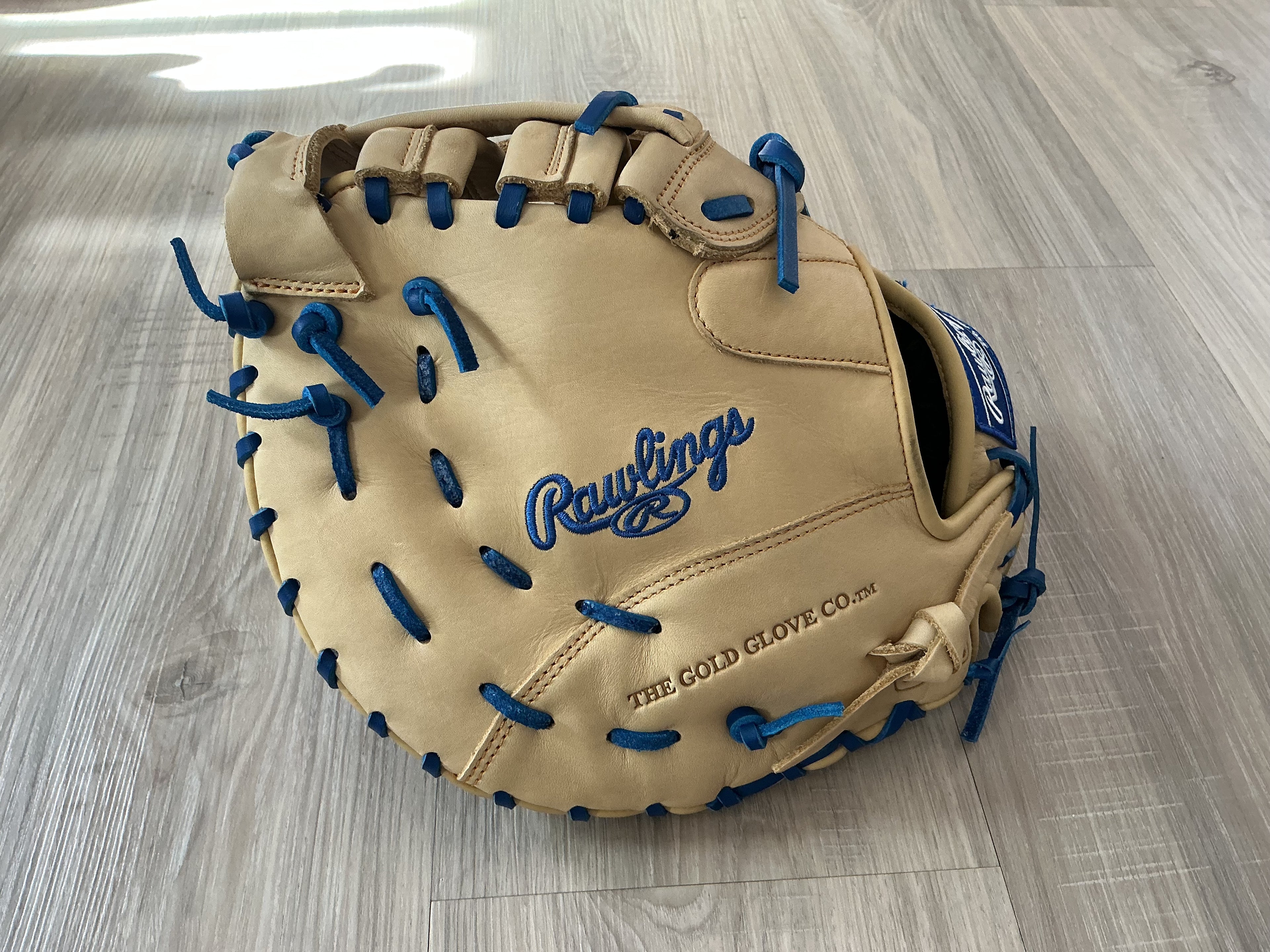 12” Rawlings Tan And Blue GG Elite First Base Glove