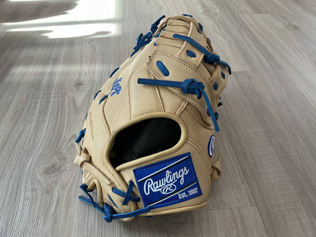 12” Rawlings Tan And Blue GG Elite First Base Glove