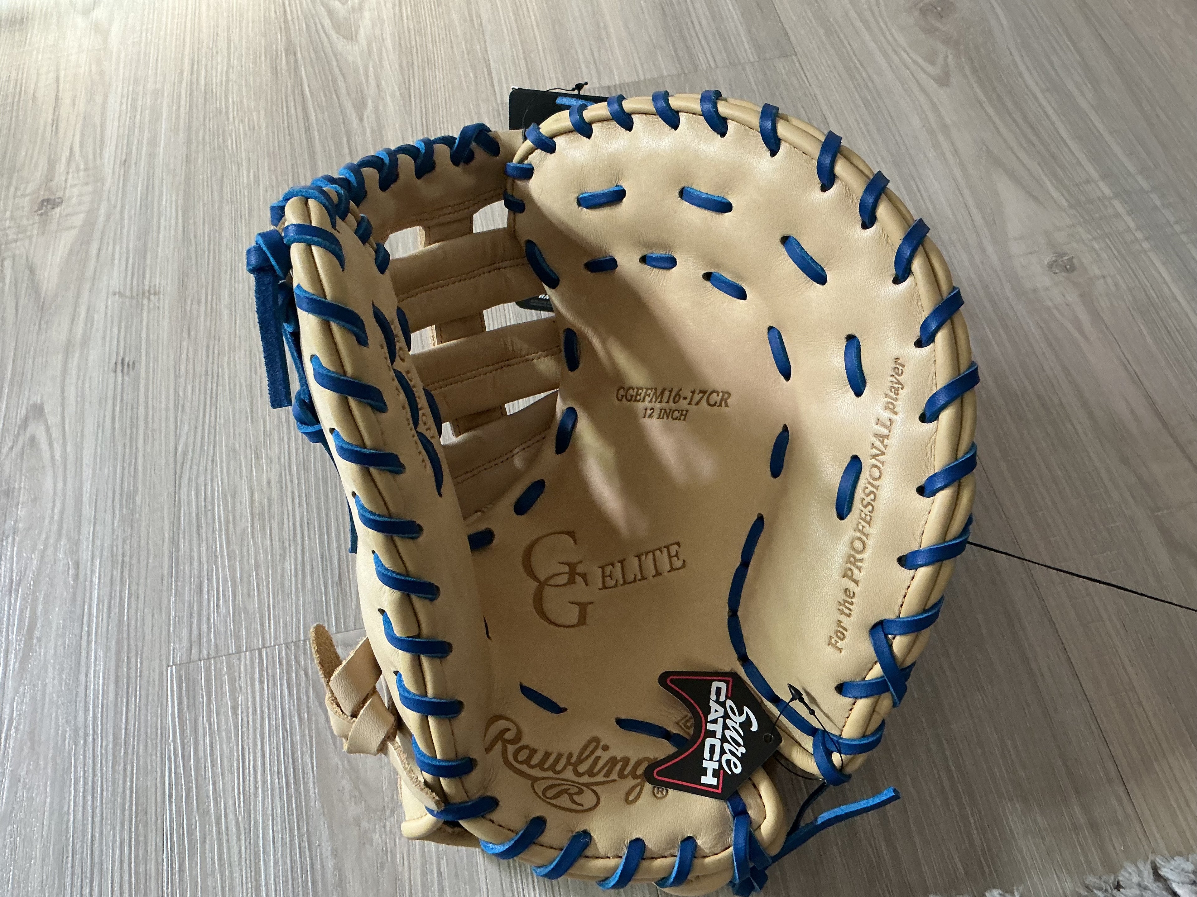 12” Rawlings Tan And Blue GG Elite First Base Glove