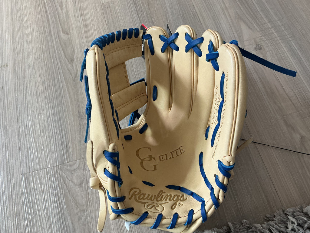 11.5 Rawlings Tan And Blue GG Elite Glove