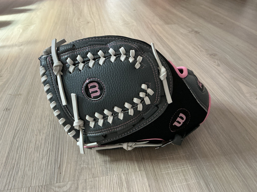 10.5 Wilson Black, Pink, Gray Glove