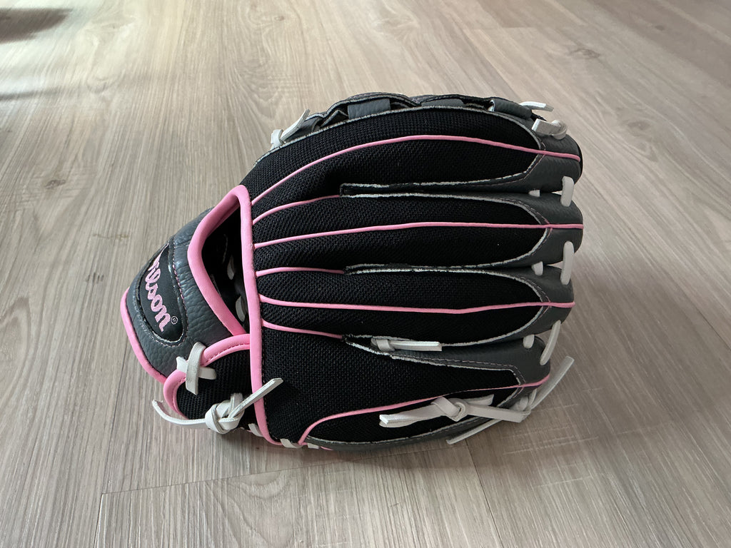 10.5 Wilson Black, Pink, Gray Glove