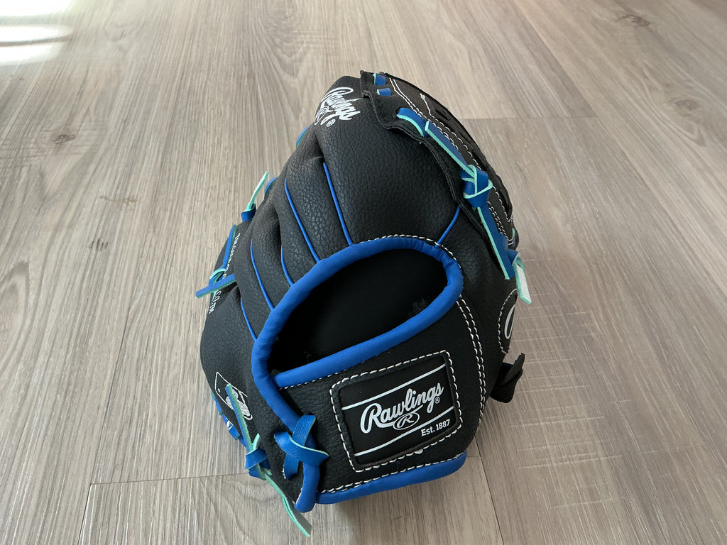 10” Rawlings Black And Blue Player Series Glove