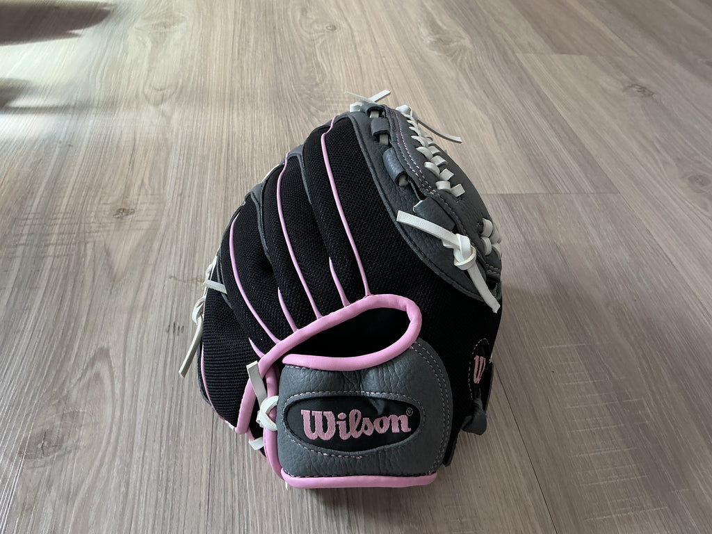 10.5 Wilson Black, Pink, Grey A150 Glove