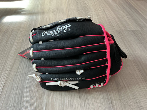 10.5 Rawlings Black And Pink Player Series Glove