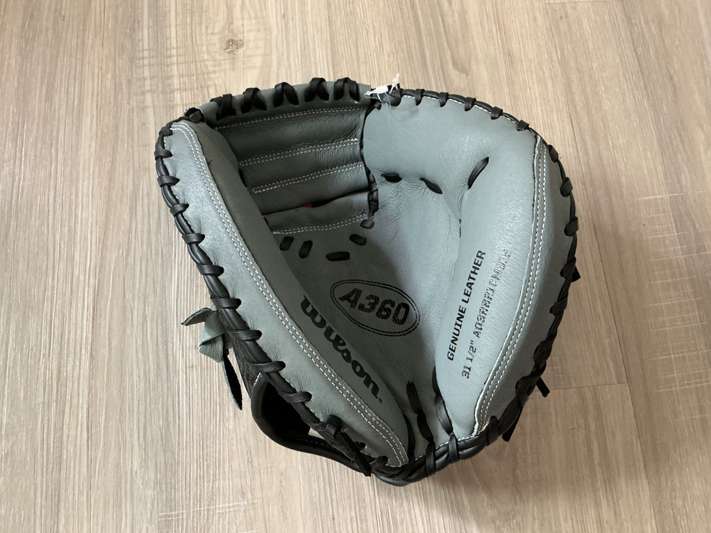 31.5 Wilson Black And Grey A360 Left Hand Catchers Glove