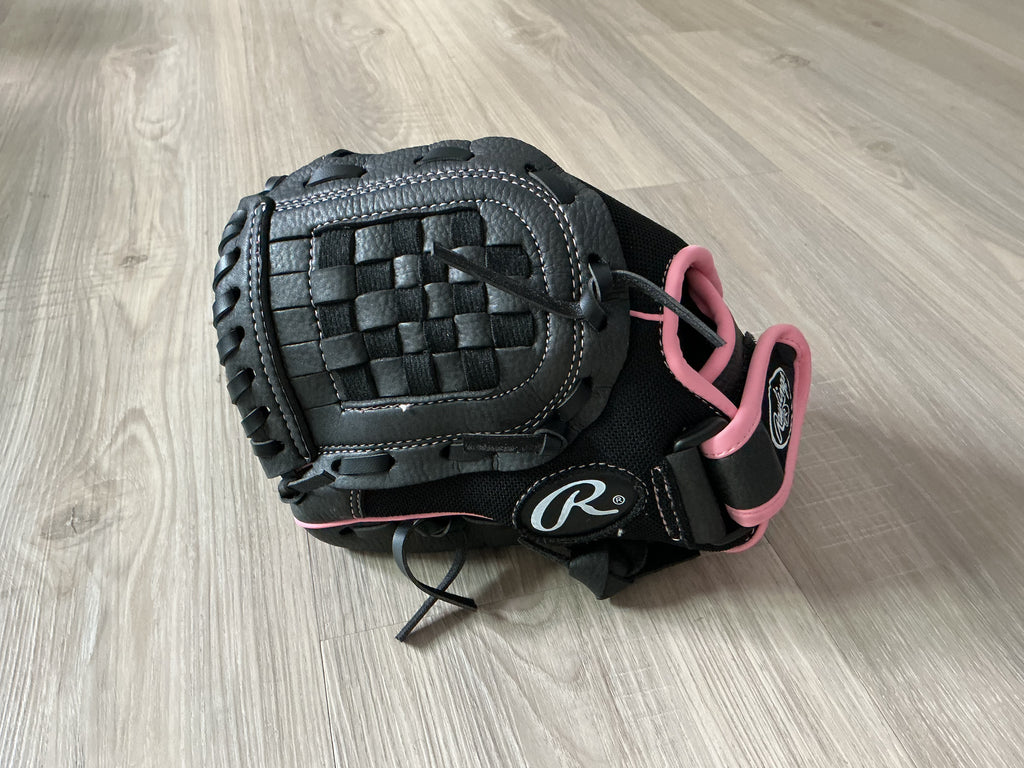 10.5 Rawlings Black And Pink Authentic Collection Glove