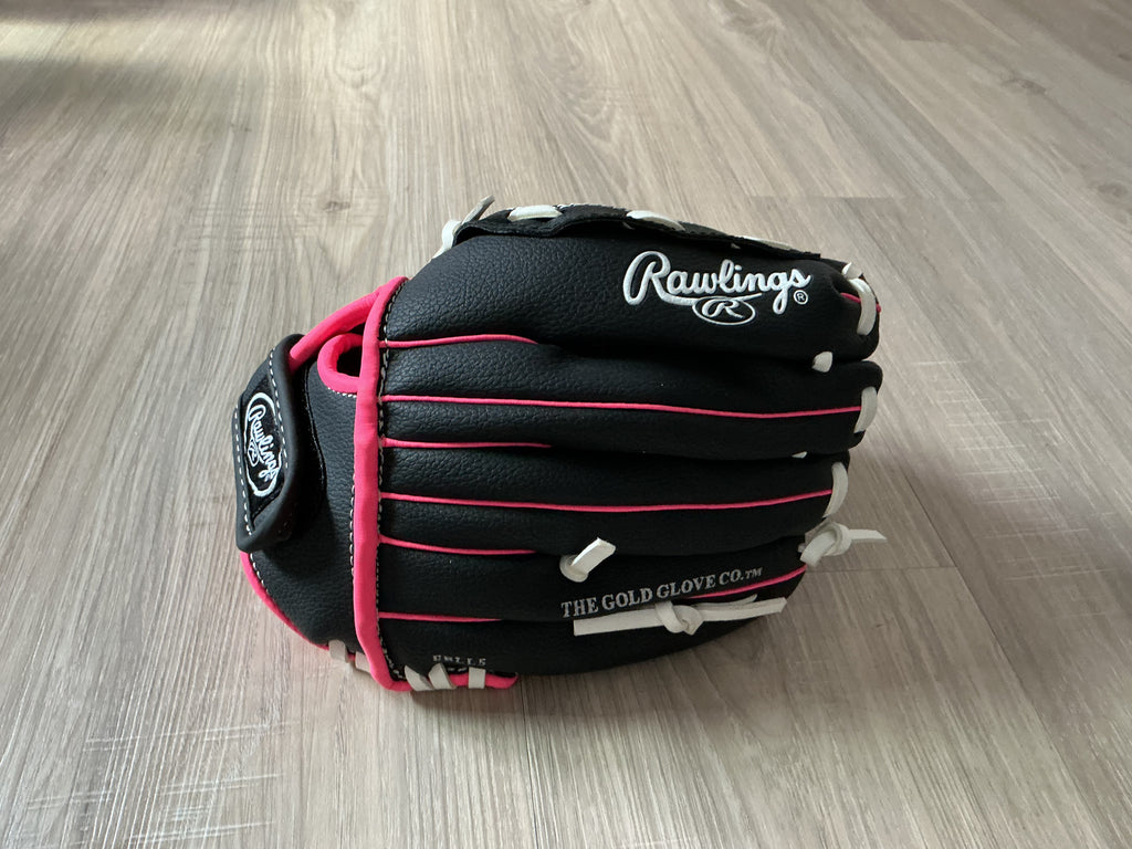 10.5 Black, White, Pink Player Series Glove