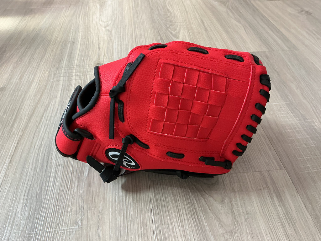 11” Rawlings Red, And Black Player Series Glove